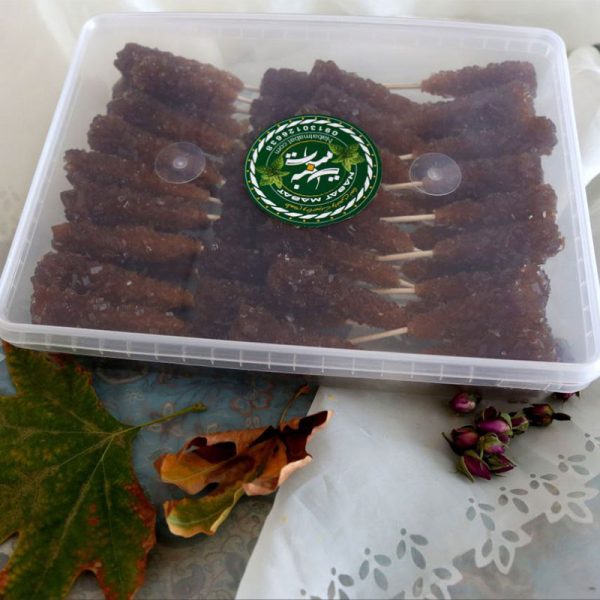 نبات چوبی نعنایی شکر قهوه ای بسته 2000 گرمی